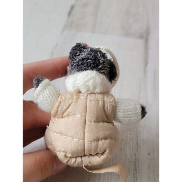 Bath and Body Works ski Bear plush ornament Xmas decor - Picture 6 of 6